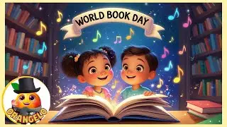 📚 World Book Day Song for Kids | Orangelo&rsquo;s Playful Songs 🎶 Read, Sing & Imagine Magic Stories! ✨