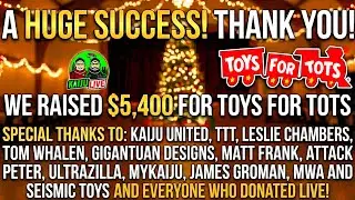 Toys for Tots Charity Stream | Godzilla Donation Auctions