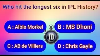 Interesting Questions In IPL | Ajmath Online | Unknown Facts | Genera Knowledge| IPL Quiz