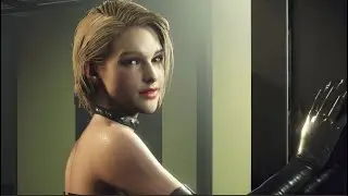 Resident Evil 3 Remake Jill Valentine in Sexy Latex Corset Mod Walkthrough Gameplay 4K PC Mod