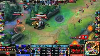 Elements vs Unicorns of Love | S5 EU LCS Spring 2015 Week 7 Day 2 | EL vs UOL W7D2G2 VOD 60FPS