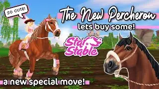 Star Stable - Buying the NEW Percheron Horse Breed! - All Gaits & SPECIAL Move