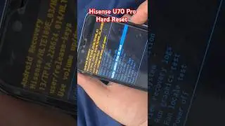 Hisense U70 Pro Hard Reset Done #hardreset #repair #hisense