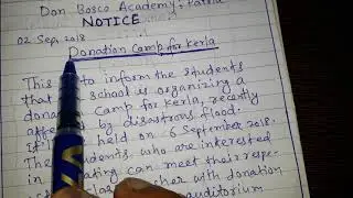 Sample notice
