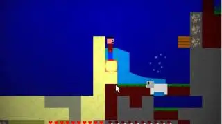 2D Minecraft - Mine Blocks 1.19 - Water test