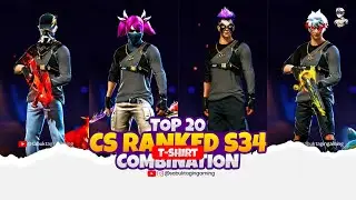 TOP 20 BEST DRESS COMBINATION WITH CS-RANKED S34 HEROIC T-SHIRT ! NEW CS RANK T-SHIRT COMBINATION !