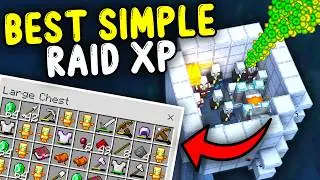 BEST SIMPLE RAID XP Farm Minecraft 1.21!+