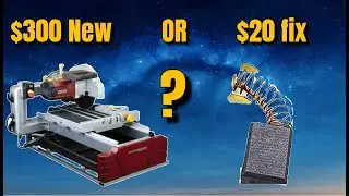 How to fix a tile saw