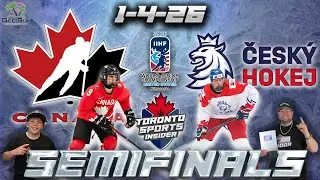 1-4-26 Canada vs Czechia Quarterfinal | 2026 WJHC LIVE Stream Reaction & Play By Play