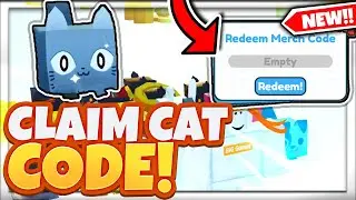 How To REDEEM The CAT PLUSHIE CODE For The *HUGE CAT* In Roblox Pet Simulator X!