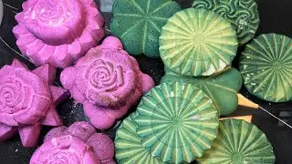 Green and Pink Reforms Crush colab with @asmrchalkhunt | oddly Satisfying 