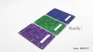 Musiclily Pro Guitar Back Plate for Fender USA/Mexican  Standard Stratocaster Modern Style 360 show