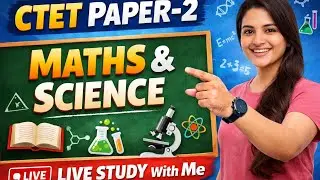 CTET paper-2 Live Study With Me 📚🎯 #Livestudywithme #Selfstudy #tachingexams#Upsc#bpsc#Neet#kvsexa