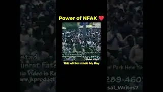 Nusrat Fateh Ali Khan Live in New York 1993 🇺🇸 | #Shorts #NFAK