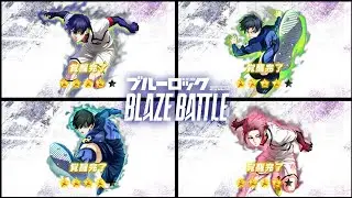 FLOW RIN LUCK ISAGI SAE & AIKU 4 Stars Gameplay!! in Blue Lock Blaze Battle