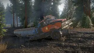 SnowRunner. ХАРДКОР. Юкон. Складний режим. Tayga 6436 продовжує доставку для Центру сортування руди!