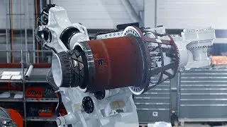 World&rsquo;s first use of a robot to replace gas turbine burners
