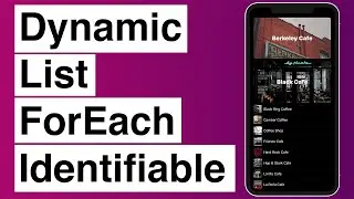SwiftUI: динамический список, ForEach и идентифицируемый