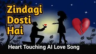 Zindagi Dosti Hai 💛 | Hindi Friendship Song | Life Memories | AI Emotional Song 2025