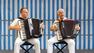 ADAMO Les filles du bord de mer  - Accordion Music - Valse Musette Acordeon Akkordeon Duo