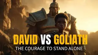David & Goliath: The Courage to Stand Alone | Pixar-Style Bible Story + &ldquo;Slingshot Faith&rdquo; Song