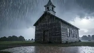 Rain at a Country Church (1800s) | Soft Hymnal Ambience for Sleep & Reflection