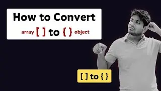 Convert Array [ ] to Object { } in JavaScript | Tamil | Velmurugan MG | VMG | #javascript 🏪