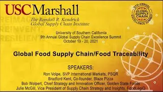 Global Food Supply Chain/Food Traceability