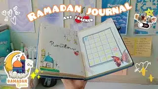 How to make Ramadan journal 🌙easy and simple page decor 😊#smarties