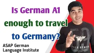 Is German language A1 level enough for Germany | FAQ on German language for beginners
