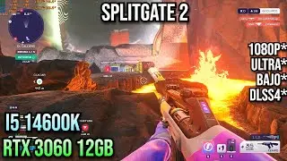 Splitgate 2 - RTX 3060 12GB - 1080p,Ultra , Bajo, DLSS 4 , i5 14600k
