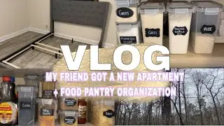 HELPING MY FRIEND MOVE + PANTRY ORGANIZATION WITH NEW FOOD CONTAINER SET FROM AMAZON