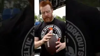 Sheamus shows off his football skills with the help of @detroitlionsnfl 🏈