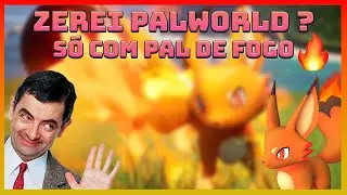EU SOBREVIVI 100 DIAS USANDO S&Oacute; PALS DO TIPO FOGO! 🔥 - #elementchallange