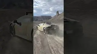 Off-roading a Lamborghini Huracan Sterrato! ⛰️ #shorts
