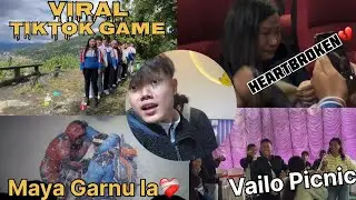 Deusi Vailo paxhi picnic ko ramailo 🥰- Viral TikTok Game // Film Hall ma Ruwabasi 😭Chalyo