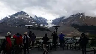 Glacier Viewing Platform at the Columbia Icefield Discovery Centre, Jasper National Park, AB, Canada