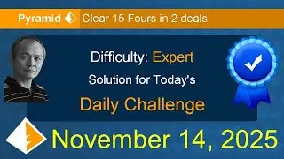 Microsoft Solitaire Collection: Pyramid - Expert - November 14, 2025