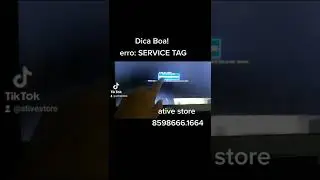 defeito notebook Dell service tag