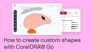 How to create custom shapes with CorelDRAW Go | Step-by-step tutorial