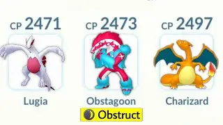 Obstagoon with new Legacy Move Obstruct in Ultra Battle League&hellip;