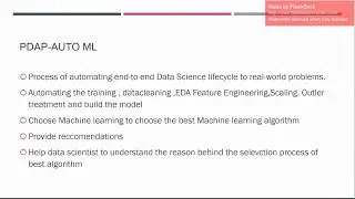 PDAP-AUTO ML