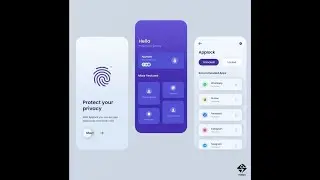 AppLock App UI Speed Code || Part 1