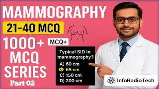 TOP 40 MCQ OF MAMMOGRAPHY! 1000 MCQ SERIES #RADIOGRAPHY#aiims#education#radio#science#radiology#xray