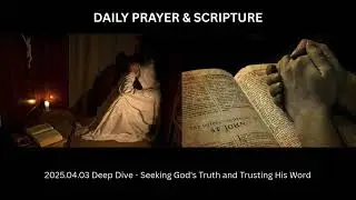 2025.04.03 Deep Dive - Seeking God's Truth and Trusting His Word