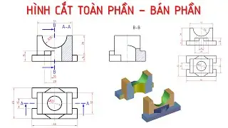 HÌNH CẮT PHẦN 1 (TOÀN PHẦN - BÁN PHẦN)