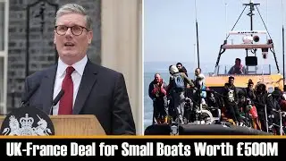 UK's &pound;500m small boat deal with France 'under review' after Rwanda plan scrapped