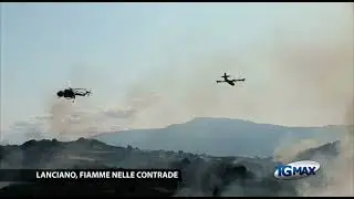 Lanciano, domenica pomeriggio con l'emergenza incendio