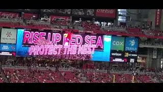 rise up red sea | the new jumbo screen  at state farm stadium | state farm stadium