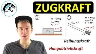 ZUGKRAFT berechnen (am Seil) | Aufgaben